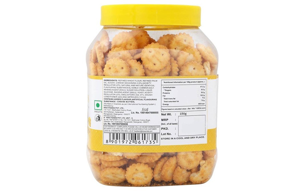 Dukes Nibbles Cheesy Baked Snack   Jar  150 grams